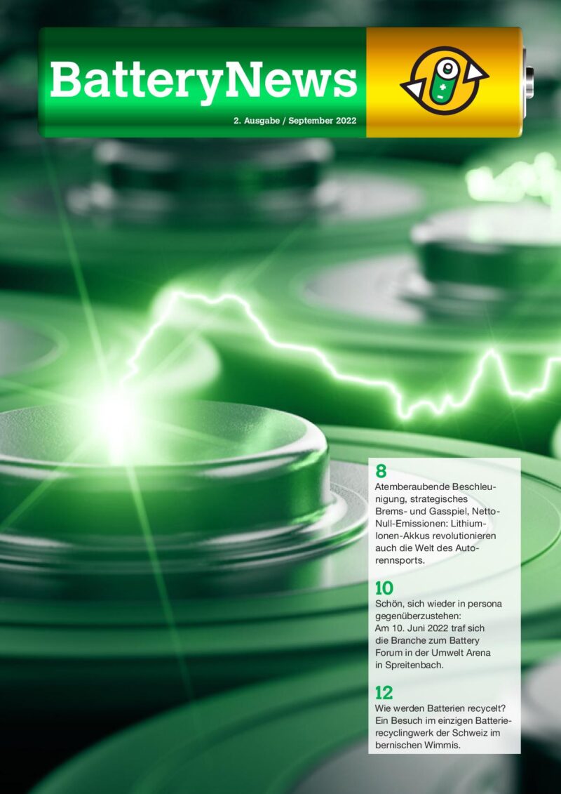 Battery News 2. Ausgabe / September 2022 - Titelbild