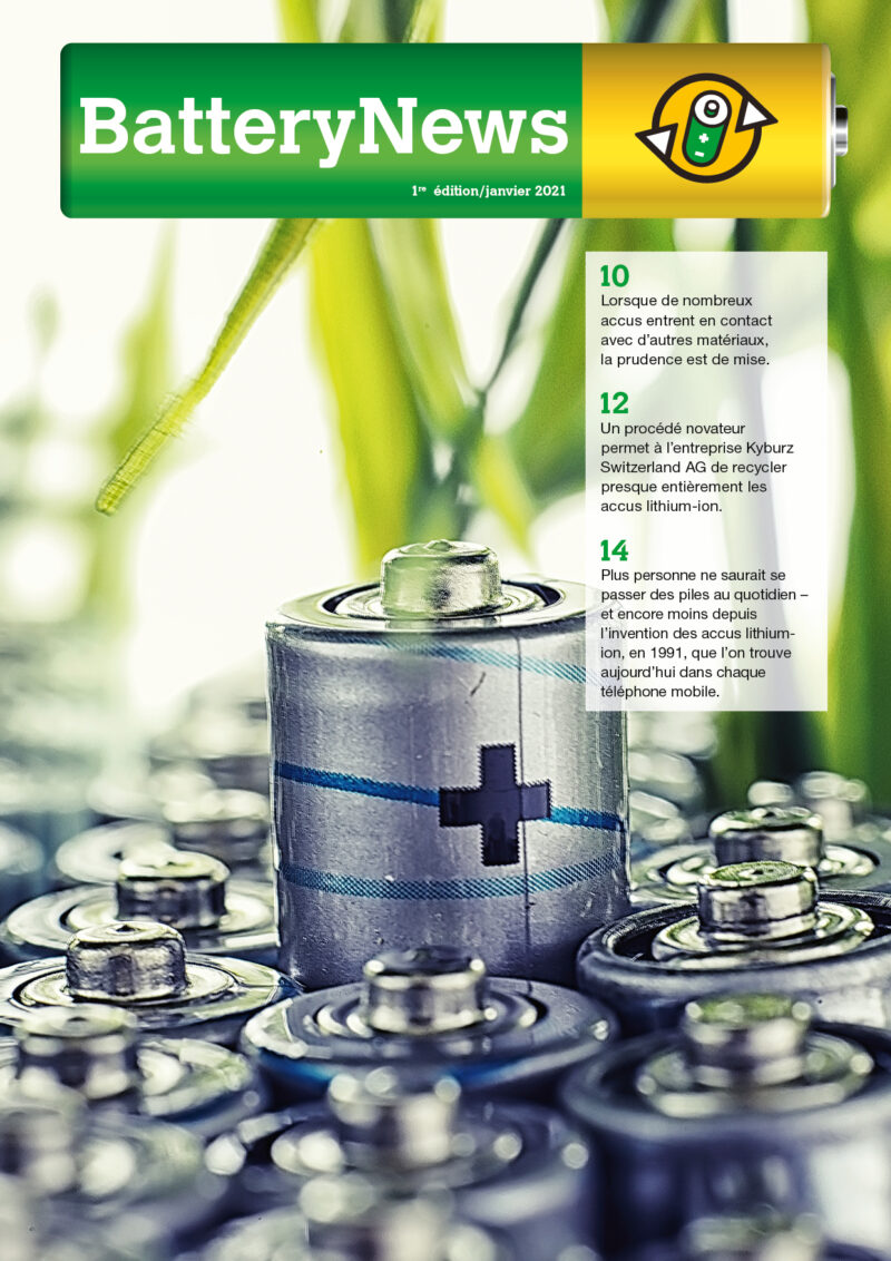 Battery News 1re édition / janvier 2021 - photo de couverture